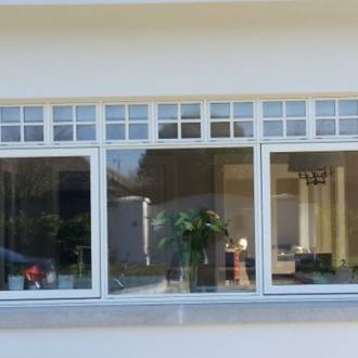 Classic Ribo Aluclad Windows with Galszing Bar Detail
